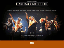 Tablet Screenshot of harlemgospelchoir.com